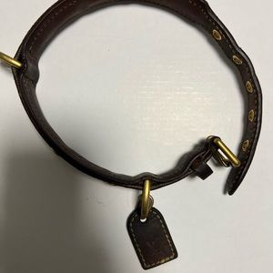 Authentic Louis Vuitton Baxter dog collar size medium
